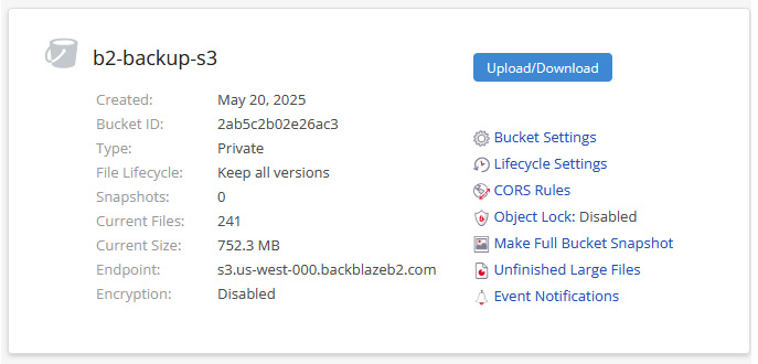 Backblaze B2